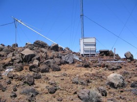 intervention sur element de communication sur piton des neiges